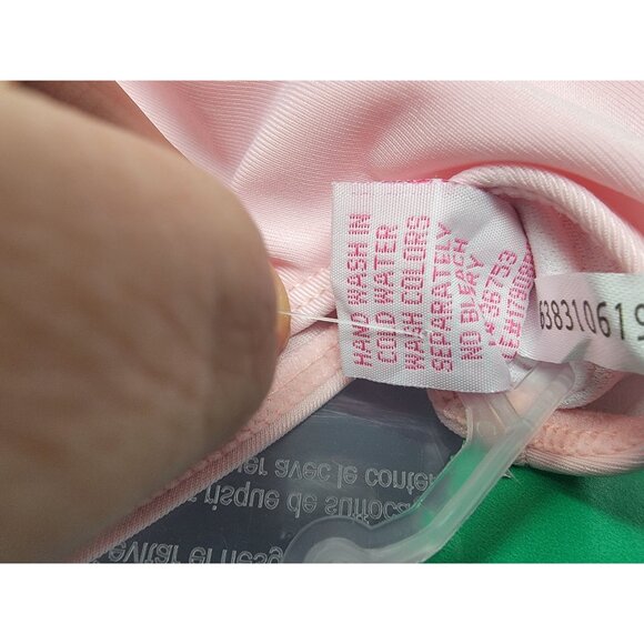 Girls Love Unicorn Ruffle One-Piece Swimsuit Size 5/6X Pink - Picture 4 of 4